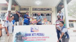 Bank NTT Salurkan Bantuan Bagi Korban Erupsi Gunung Lowotobi